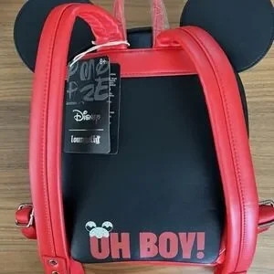 Loungefly Disney Cupcake Sweet Sprinkles Backpack Red, Black, White Women Girls DISNEY MINNIE MOUSE SPRINKLE CUPCAKE MINI BACKPACK LOUNGEFLY  main image 4